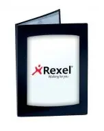 REXEL CLEARVIEW DISPLAY BOOK 24 POCKET A3 BLACK 10405BK