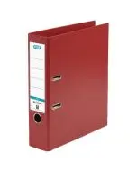 ELBA 70MM LEVER ARCH FILE PLASTIC A4 RED 1450-09