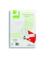 Q-CONNECT FULL FACE CD DVD LABEL 117 DIA 2 PER SHEET WHITE (PACK OF 100) KF05608 (PACK OF 50 SHEETS)
