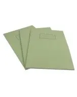 SILVINE EXERCISE BOOK RULED WITH MARGIN A4 GREEN (PACK OF 10) EX110
