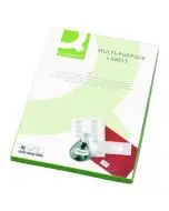 Q-CONNECT MULTIPURPOSE LABELS 199.6X289MM 1 PER SHEET WHITE (PACK OF 100 SHEETS) KF26050