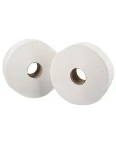 MAXIMA MINI JUMBO TOILET ROLL 150 METRE WHITE (PACK OF 12)