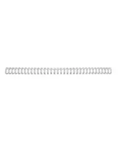GBC WIREBIND BINDING WIRES 3:1 NO8 12.5MM A4 SILVER (PACK OF 100) RG810897U