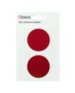 BLICK COMPANY SEAL 50MM DIAMETER RED 8 PER DISPENSER (PACK OF 160) RS014652