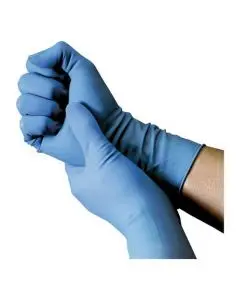 SHIELD POWDER-FREE BLUE NITRILE MEDIUM GLOVES (PACK OF 100) GD19