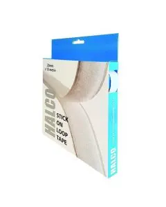 HALCO STICK ON LOOP ROLL 20MM X 10M (LOOP ROLL WITH PERMANENT ADHESIVE BACK) 20AWL10 (PACK OF 1)