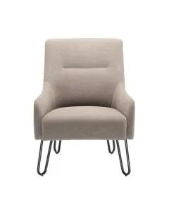 JEMINI GREY RECEPTION ARMCHAIR KF79142