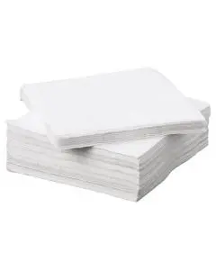 NAPKIN 2-PLY 330X330MM WHITE (PACK OF 200 NAPKINS) 0502135