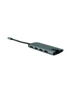 VERBATIM USB-C MULTIPORT HUB WITH USB/3 X HDMI/RJ45/SDHC/M-SDHC 49142