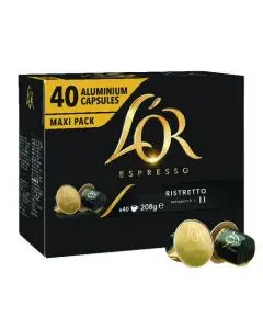 L'OR NESPRESSO RISTRETTO CAPSULE (PACK OF 40) 4028790