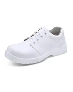 BEESWIFT MICRO-FIBRE TIE SHOE S2 WHITE 13 (PACK OF 1)