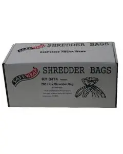SAFEWRAP SHREDDER BAG 250 LITRE (PACK OF 50) RY0474