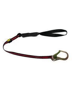 HONEYWELL ARC FLASH SINGLE REBAR HOOK LANYARD BLACK / RED 1.8M (PACK OF 1)