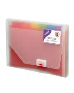 SNOPAKE RAINBOW EXPANDING ORGANISER A4 15768