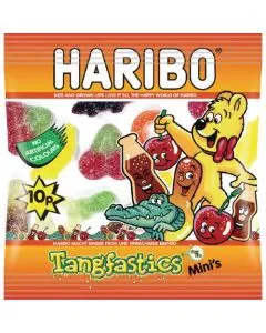 HARIBO TANGFASTICS MINIS 20G BAGS (PACK OF 100 BAGS) HB91191
