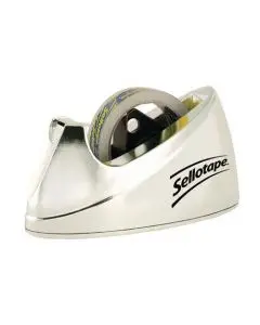 SELLOTAPE CHROME DISPENSER LARGE 575450 (PACK OF 1)