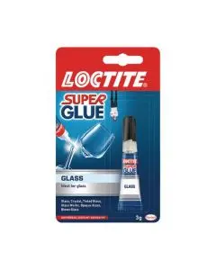 LOCTITE SUPER GLUE GLASS 3G (DRIES IN SECONDS TO TRANSPARENT FINISH) 1628817 (PACK OF 1)