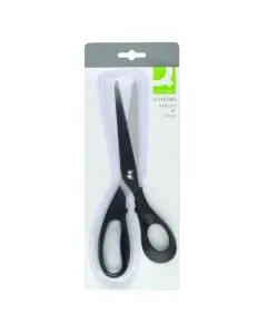 Q-CONNECT SCISSORS 210MM BLACK STAINLESS STEEL CB101227 (PACK OF 1)