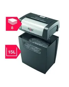 REXEL MOMENTUM X308 CROSS-CUT PAPER SHREDDER BLACK 2104570