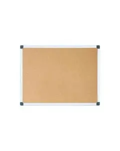 DELI CORK NOTICEBOARD WITH ALUMINIUM FRAME 60X45CM