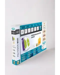 ELBA POLYVISION A3 MAXI LANDSCAPE CLEAR 30MM 4 D-RING PRESENTATION BINDER (PACK OF 5) 100080803