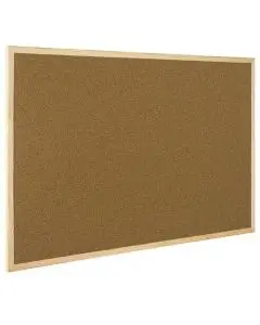Q-CONNECT LIGHTWEIGHT CORK NOTICEBOARD 400X600MM KF03566