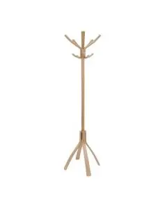 ALBA CAFE COAT STAND LIGHT WOOD ALB01243
