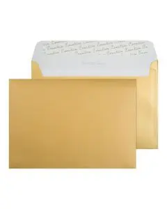 C5 WALLET ENVELOPE PEEL AND SEAL 130GSM METALLIC GOLD (PACK OF 250) 313