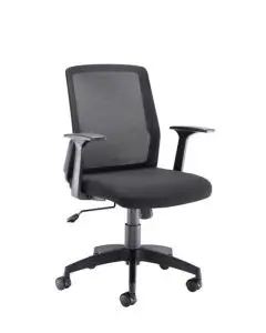 DENALI MID BACK MESH OPERATORS CHAIR BLACK