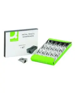 Q-CONNECT METAL PENCIL SHARPENER KF02218  (PACK OF 24)