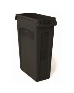 RUBBERMAID SLIM JIM VENTING CHANNEL CONTAINER 87 LITRE BLACK 3540-60-BLA