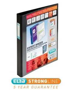 ELBA VISION 30MM 4D-RING BINDER UPRIGHT A3 BLACK 100080864