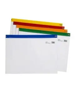 SNOPAKE ZIPPA BAG S CLASSIC A4-PLUS ASSORTED (PACK OF 25 BAGS) 12814
