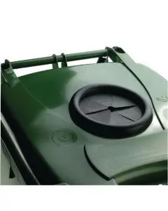 WHEELIE BIN WITH BOTTLE BANK APERTURE 240 LITRE GREEN 377876