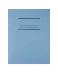 SILVINE EXERCISE BOOK RULED 229X178MM BLUE (PACK OF 10) EX104