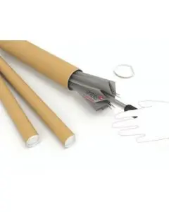 POSTAL TUBE 450X76MM BROWN KRAFT (PACK OF 12) PT-076-15-0450