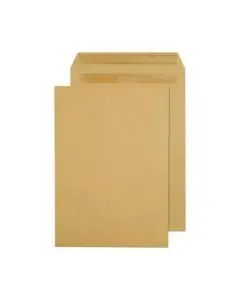 Q-CONNECT C4 ENVELOPES POCKET SELF SEAL 80GSM MANILLA (PACK OF 250) 3470
