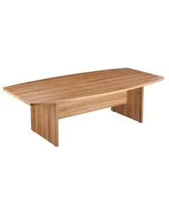 ALTO EXECUTIVE  SLAB ENDED BOARDROOM TABLE AMERICAN BLACK WALNUT W2400MM