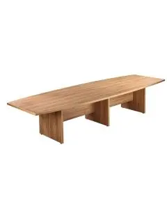 ALTO EXECUTIVE  SLAB ENDED BOARDROOM TABLE AMERICAN BLACK WALNUT W3600MM