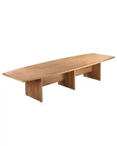 ALTO EXECUTIVE  SLAB ENDED BOARDROOM TABLE AMERICAN BLACK WALNUT W4000MM