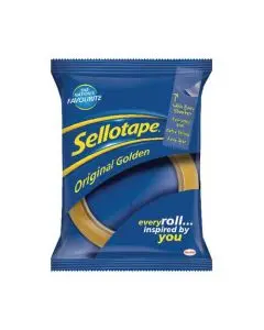 SELLOTAPE ORIGINAL GOLDEN TAPE 24MMX66M (PACK OF 6) 2028242