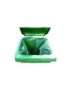 2WORK WHEELIE BIN LINER CLEAR (PACK OF 100) KF73374