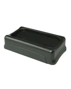 RUBBERMAID SLIM JIM SWING LID BLACK 2673-60-BLA