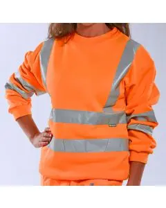 BEESWIFT HI-VISIBILITY SWEATSHIRT ORANGE 4XL (PACK OF 1)