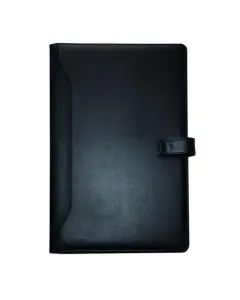 MONOLITH LEATHER LOOK CONFERENCE FOLDER PU WITH A4 PAD BLACK 2900 (PACK OF 1)