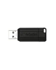 VERBATIM PINSTRIPE USB DRIVE 16GB BLACK 49063