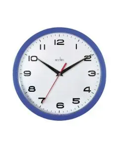 ACCTIM AYLESBURY WALL CLOCK BLUE 92/308