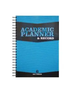 SILVINE ACADEMIC PLANNER AND RECORD A4 BLUE 40 NAME EX202 (PACK OF 1)