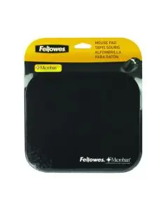 FELLOWES MICROBAN ANTIBACTERIAL MOUSE MAT BLACK 5933905