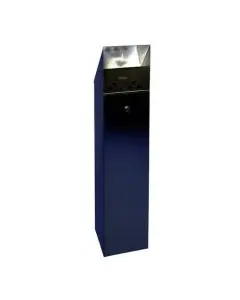 BLACK HOODED TOP 6.6 LITRE CIGARETTE ASH TOWER BIN 317469